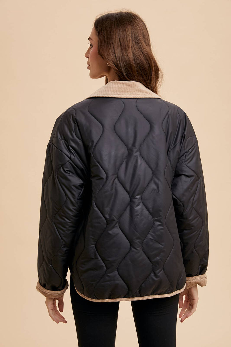 In Loom - REVERSIBLE QUILTED JACKET - Home & Well