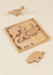 Coco Village - Wooden Balance Puzzle - Dino (7 pcs) - Home & Well
