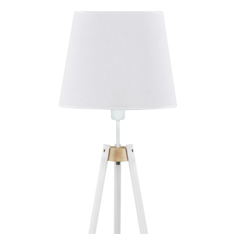 VAIO White Tray Table Floor Lamp