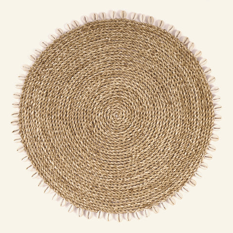 Napperon Seagrass Shell - Naturel