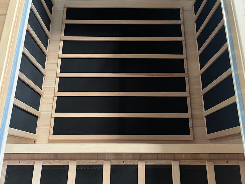 Blisspod | Vienna | Far Infrared Sauna Canadian Hemlock Very Low EMF Sauna, 4 Heaters – 2 Persons