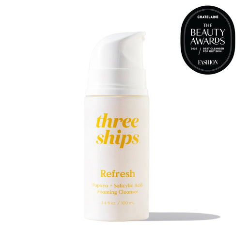 Three Ships Beauty - Refresh Papaya + Salicylic Acid Cleanser (100mL) - Home & Well 