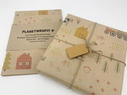 PlanetWrapIt - Farm Day Recycled Kraft Gift Wrapping Paper - Home & Well 