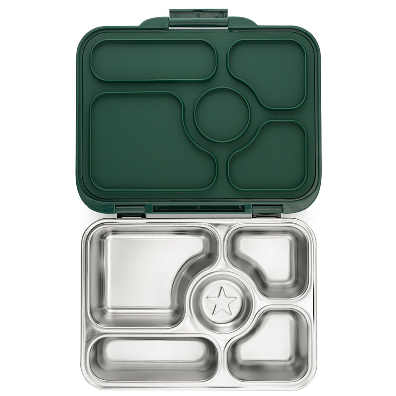 Yumbox - Stainless Steel Leakproof Bento Box - Kale Green - Home & Well 