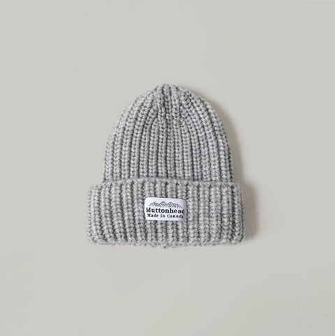 Muttonhead - Nordic Knit Baby Toque - Heather Grey - Home & Well 