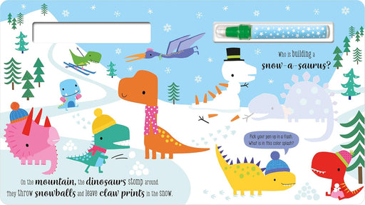 Dinosaur Magic Water Pen - Home & Well colouring book