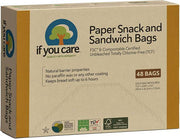 IF YOU CARE PRODUCTS Paper Snack & Sandwich Bags 48ct - Home & Well