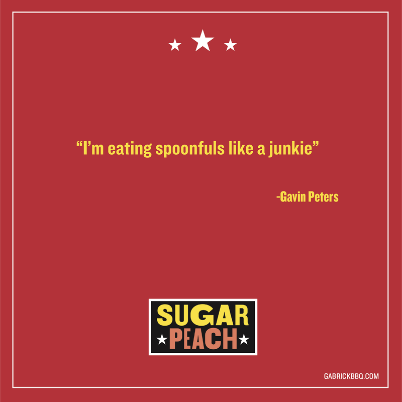 Gabrick BBQ Sauce Co. Sugar Peach BBQ Sauce
