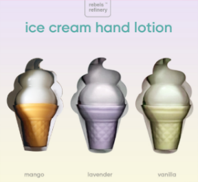 REBELS REFINERY Ice Cream Hand Lotion Gift Set