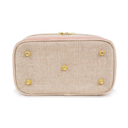 Rose Gold Colour Block Beauty Poche - Home & Well 