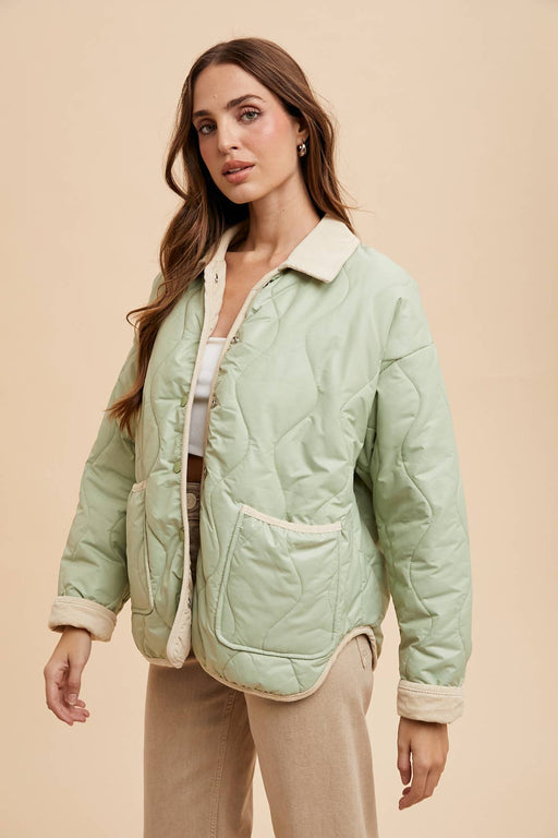 In Loom - REVERSIBLE QUILTED JACKET - Home & Well