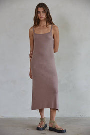 By Together - L4645 | Knit Sweater Cami Maxi Dress - Home & Well 
