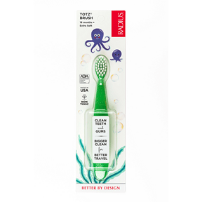 RADIUS CORPORATION Totz Brush (18 Mo+) Extra Soft - Home & Well toothbrush