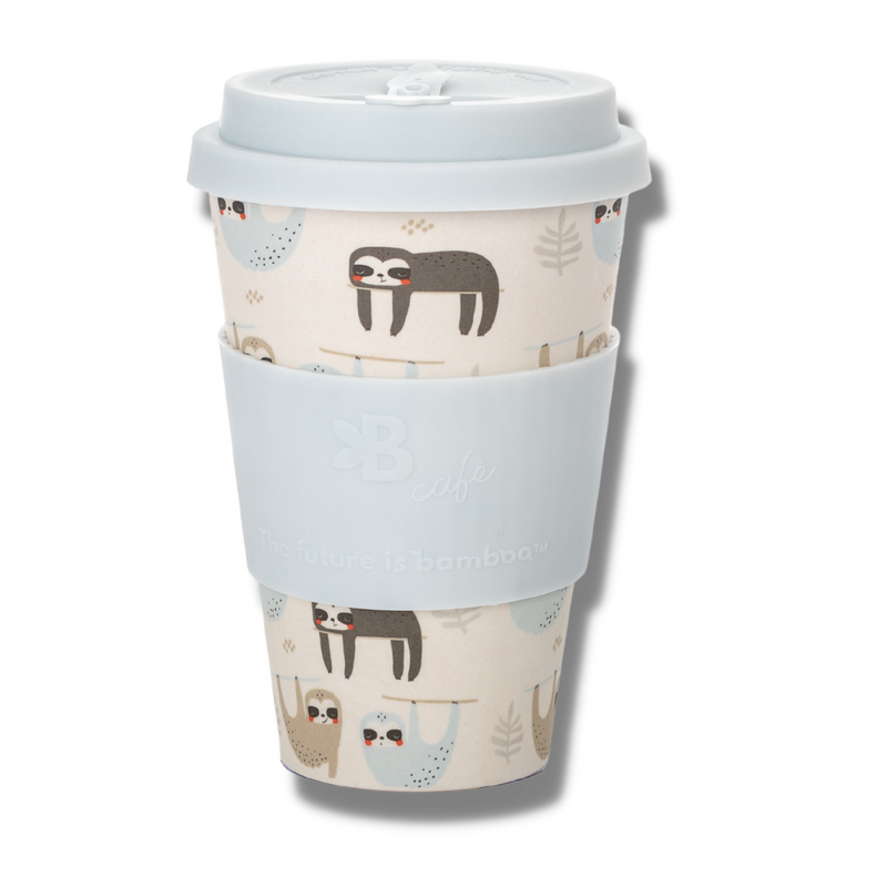 Eco-Friendly Reusable Bamboo Fiber Cup - Sustainable Travel Mug-  Take Your Time - INNER 6