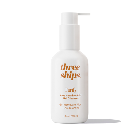 Three Ships - Purify Aloe + Amino Acid Gel Cleanser (118mL)