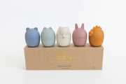 Brooklyn Neutral - Animal Bath Toy Set - Home & Well