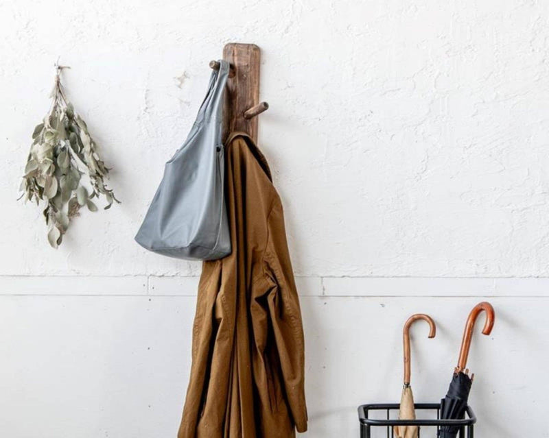 NACH - Reclaimed Wooden Wall Hook With 3 Pegs - Home & Well 