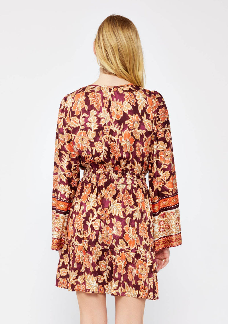 Lovestitch - Bohemian Long Bell Sleeve Mini Dress - Home & Well