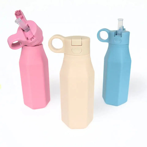 Baby Bliss - Kids Water Bottle - Dusty Blue - Home & Well 