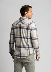 LIV Outdoor - Men's Lichen Stretch Flannel Button Shirt - Home & Well