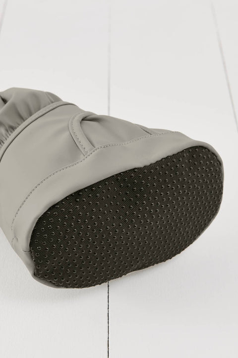 Grass & Air - Geothermal Grey PU Showerproof Baby Bootie