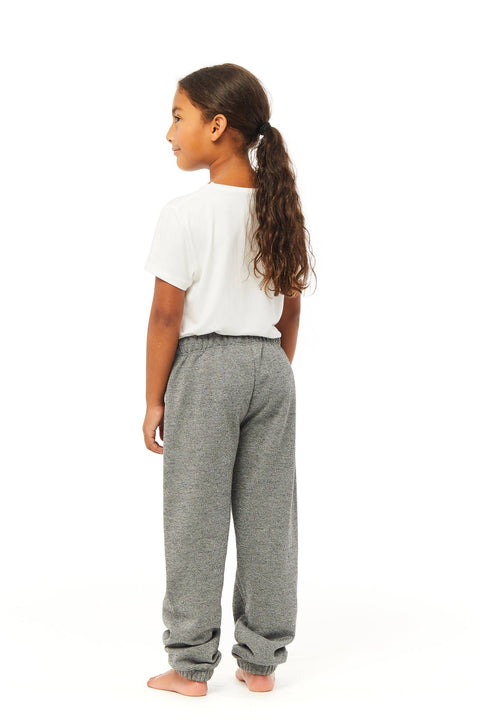 Lazypants - Niki kids fleece sweatpants in granite - Home & Well 