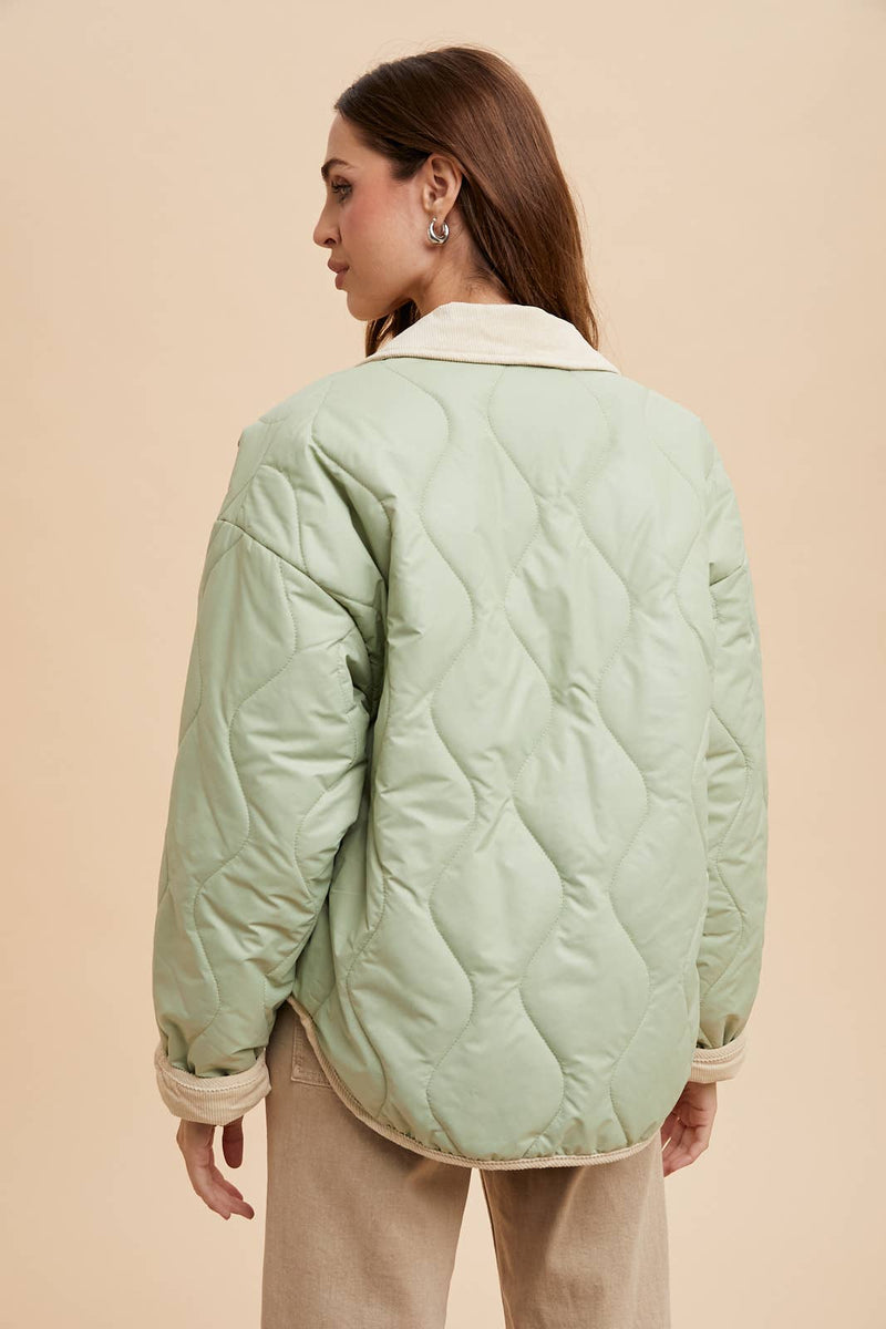 In Loom - REVERSIBLE QUILTED JACKET - Home & Well