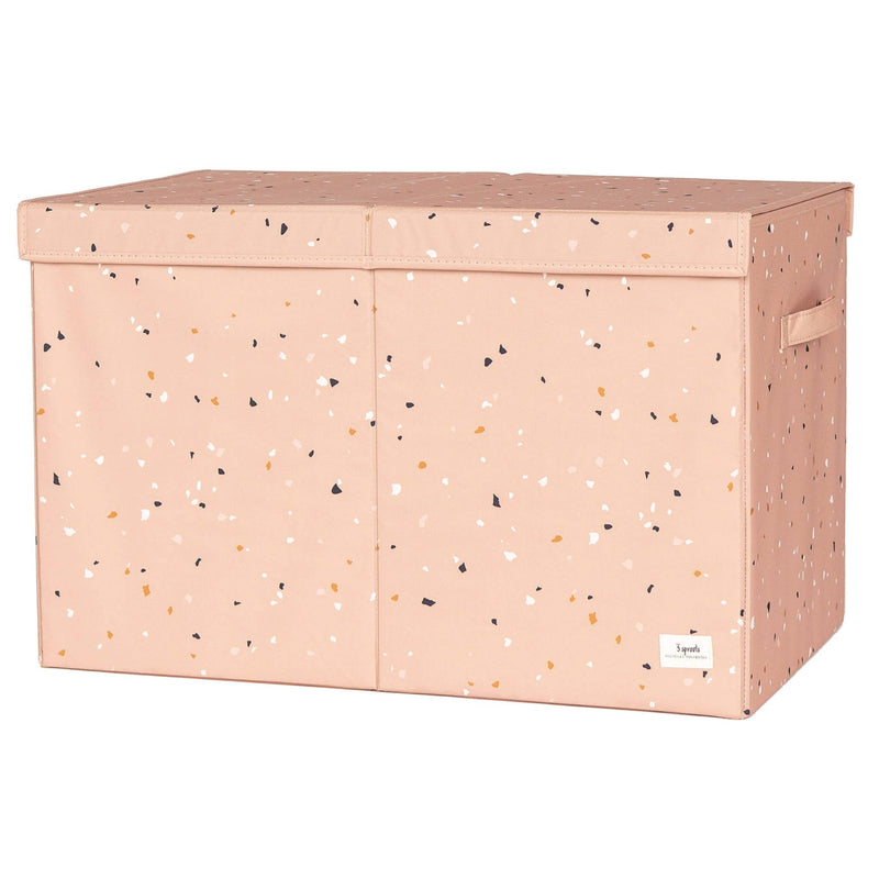 3 Sprouts - Recycled Fabric Folding Chest - Terrazzo Colours - Home & Well 