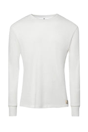 Wolfe Co. Apparel and Goods® - White Straight Hem Waffle Knit - Home & Well 