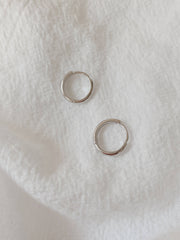 Olive Branch Jewlery & Co. Simple Huggie Hoops (Rose Gold) - Home & Well 