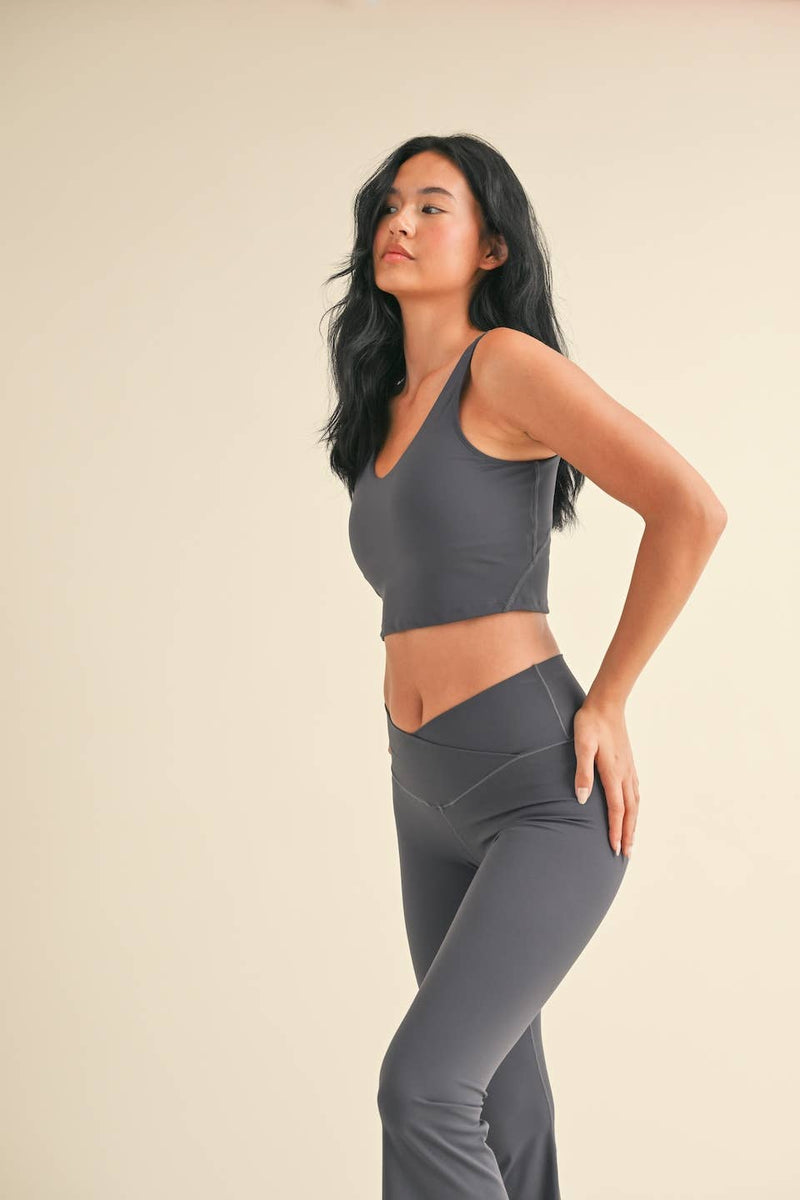 Aligned Performance Cropped Tank Top - Home & Well 