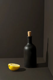Stoneware Olive Oil Bottle | Jazz 21 Oz - Home & Well 