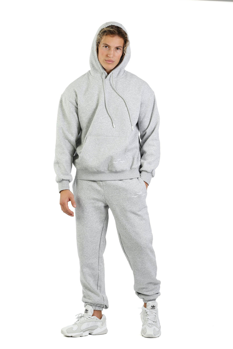 Lazypants - Men's sweatsuit set in Classic Grey - Home & Well 