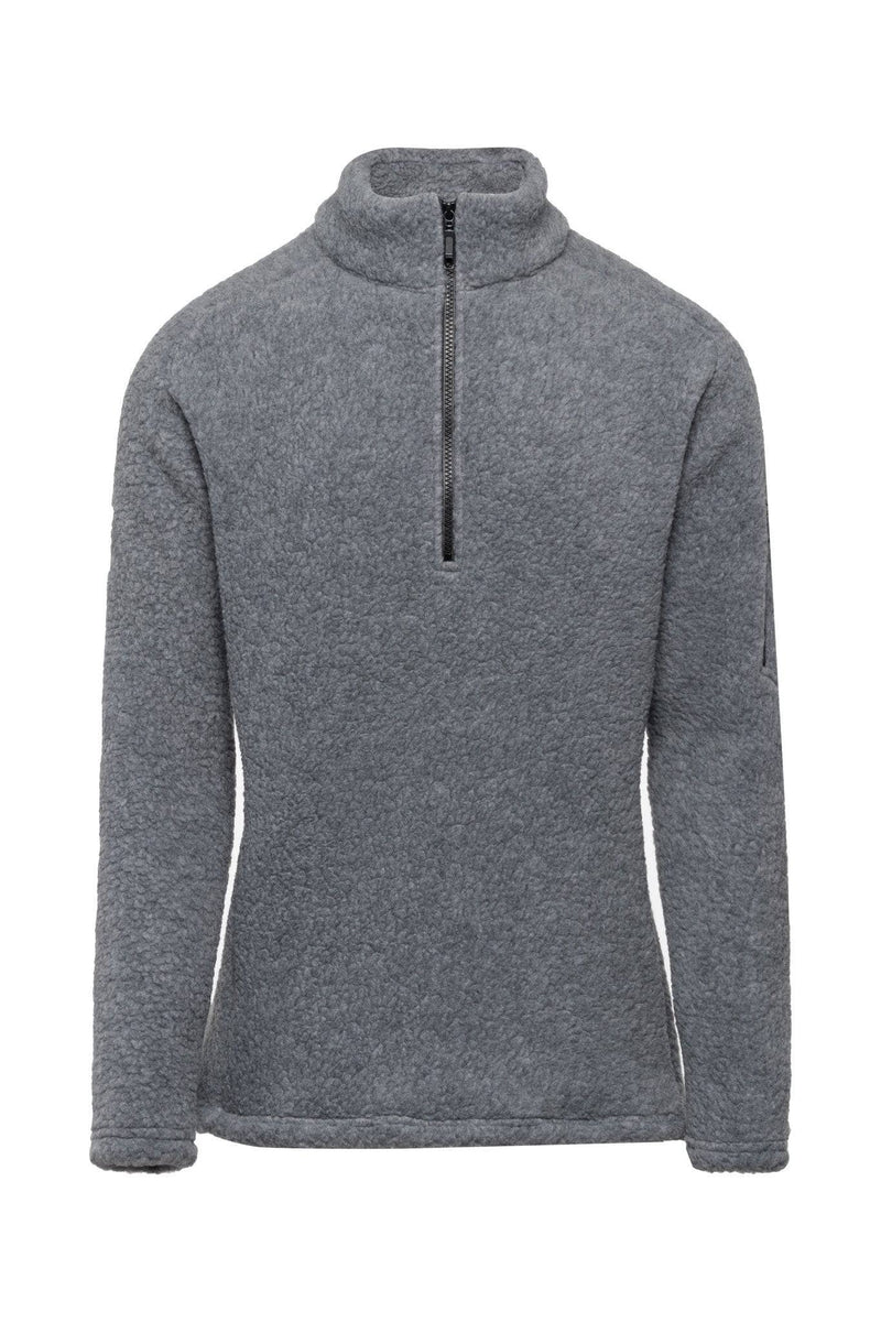 Wolfe Co. Apparel and Goods® - Grey Kitimat Men's Half Zip - Home & Well 