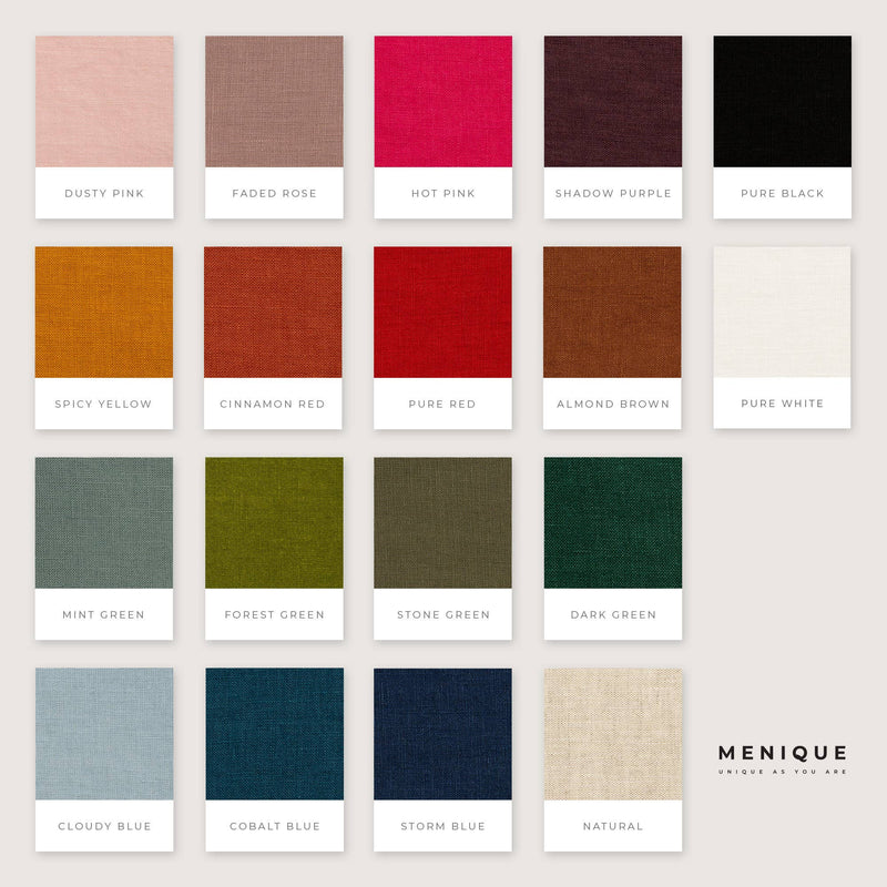 menique - Linen Maxi Pinafore Open Back Dress Fiona