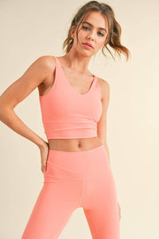 Aligned Performance Cropped Tank Top - Home & Well 