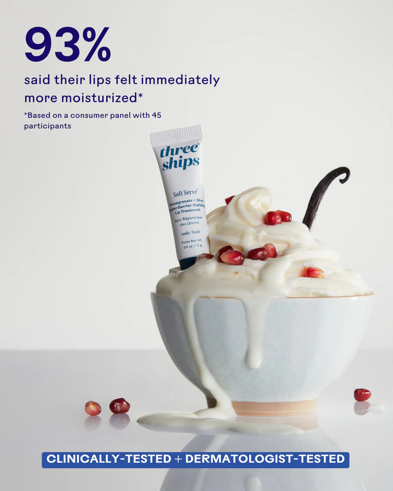 Softserve™ Pomegranate + Shea Butter Barrier Building Lip Treatment