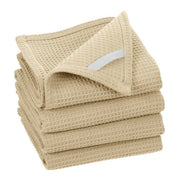 Fabstyles - Fabstyles Broadway Waffle Cotton Kitchen Towels Set of 4 - Home & Well 
