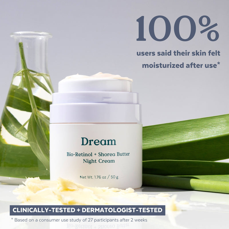 Three Ships Beauty - Dream Bio-Retinol + Shorea Butter Night Cream (50g) - Home & Well 