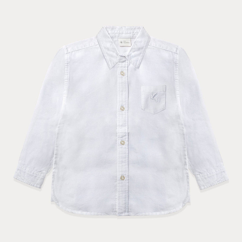 Mini Wardrobes - Toddler Boys Button Down Shirt Long Sleeve Dress Shirt Boys