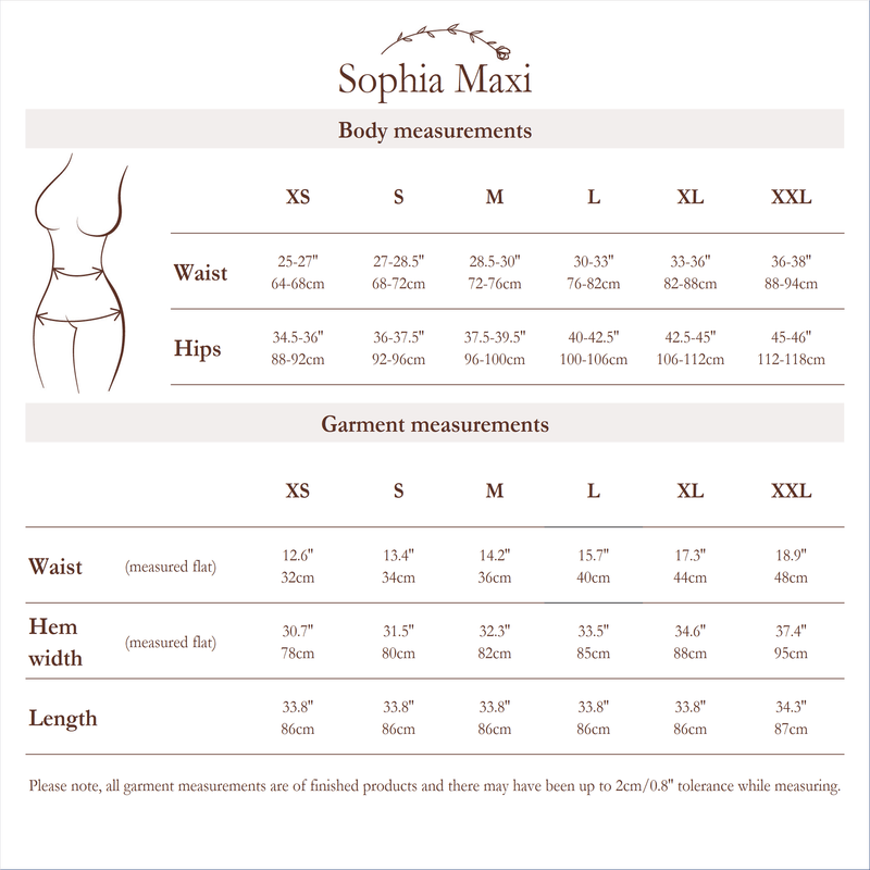 menique - Linen Long Skirt MAXI Sophia