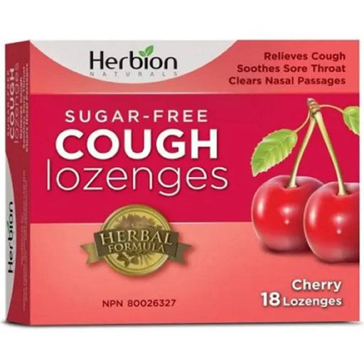 HERBION Herbion Sugar Free Cherry Cough Loz - Home & Well 