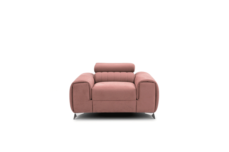 Laurence Modern Accent Chair - Plum