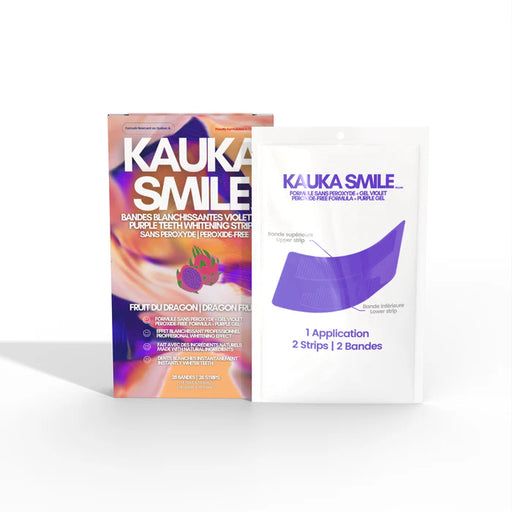 KAUKA SMILE PURPLE STRIPS (PEROXIDE-FREE) - Home & Well 