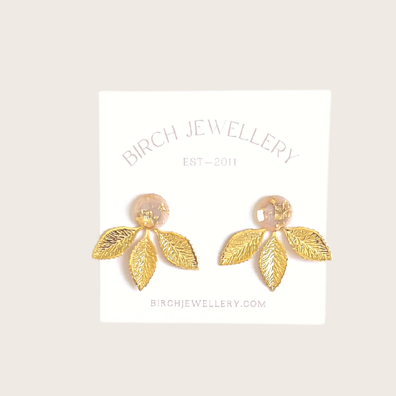 Gold Flake Ear Jackets