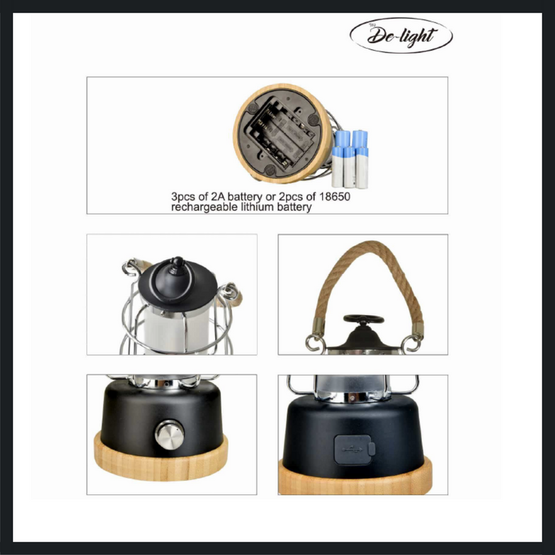 TRU De-LIGHT | YOU & ME | Dimmable | Adjustable Color Temperature & Brightness | Rechargeable | LED Lamp
