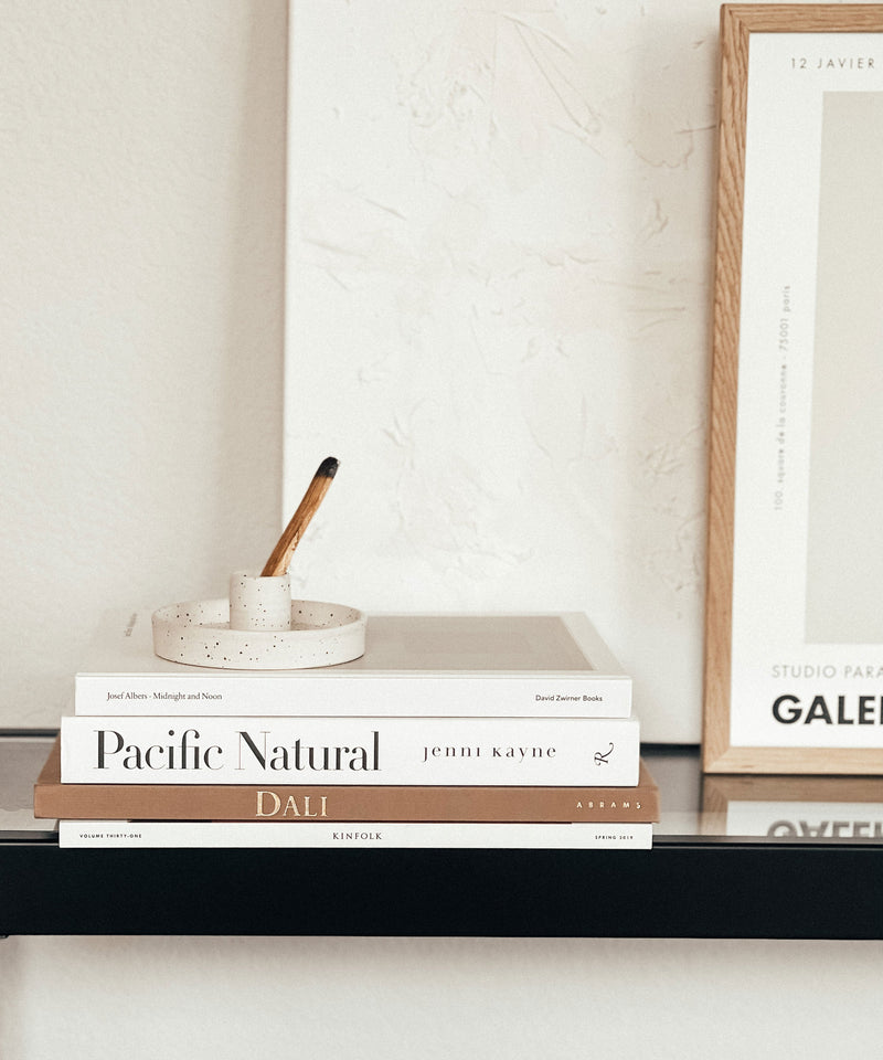 Palo Santo Holder - White