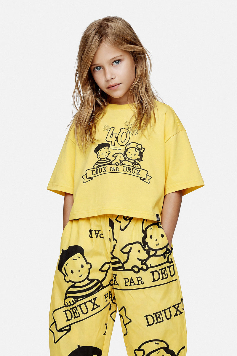 40Th Anniversary Graphic T-Shirt Honey Yellow