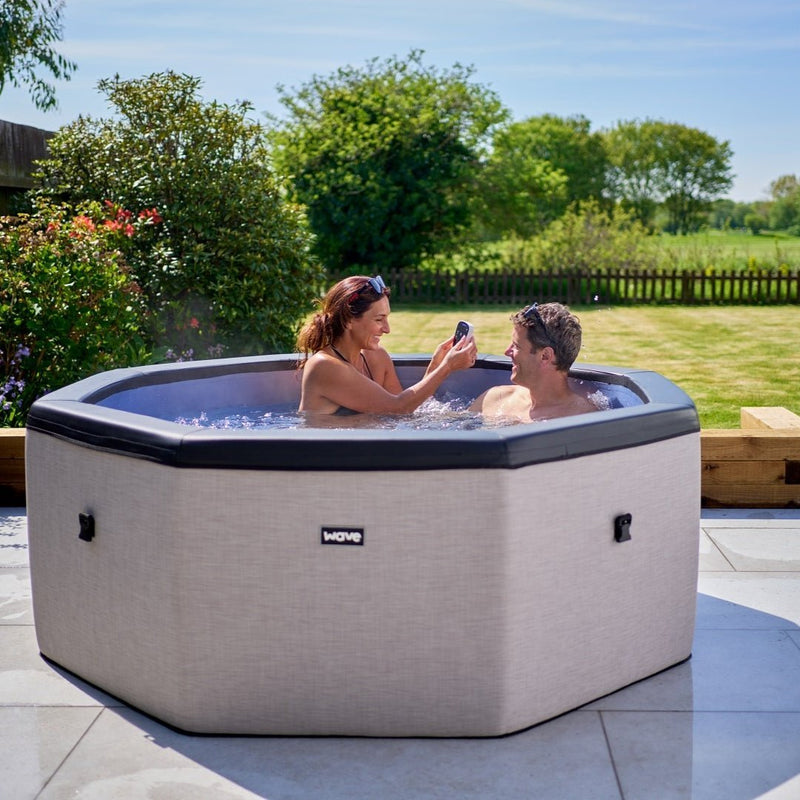 Wave | Como | 6-Person Eco Foam Hot Tub | Octagon | Built-In Integrated Heater