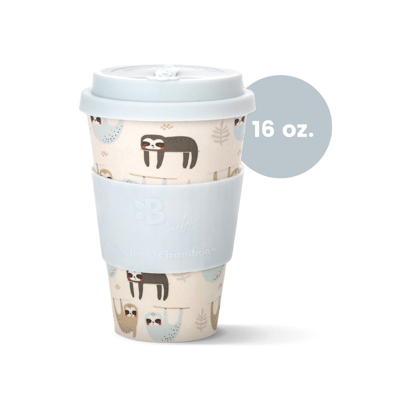 Eco-Friendly Reusable Bamboo Fiber Cup - Sustainable Travel Mug-  Take Your Time - INNER 6